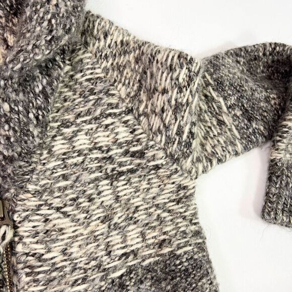 Wilfred Free Sweater Womens Large Gray Alpaca Wool Blend Full Zip Shawl Collar - Picture 6 of 10